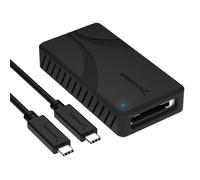 SABRENT Lecteur de cartes USB4 CFexpress Type B - Vitesse de transfert de 40 Gbit/s - Corps en alliage d'aluminium, câble USB-C amovible, manchon en silicone, support OTG - Compatible avec appareils