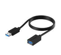 SABRENT Rallonge USB 3.2, câble d'extension USB mâle A vers femelle A (90CM) super vitesse 5Gbps pour PS5, PS4, pc gamer, clé USB, clavier, scanner, hub USB, disque dur externe, et plus (CB-3030)