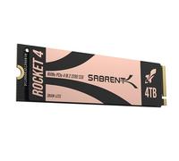 SABRENT Rocket 4 NVMe M.2 SSD 4 to, Vitesse de Lecture PCIe 4 de 7400 Mo/s, Vitesse d'écriture de 6400 Mo/s, SSD NVMe sans DRAM, Large compatibilité y Compris PS5 (SB-RKT4L-4TB)