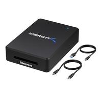SABRENT SD Express Lecteur de Carte mémoire 7.0, USB 3.2 Type C et Type A, 985 Mo/s pour Les cinéastes, photographes et créateurs de Contenu Professionnels, 2 câble USB-C Inclus (CR-SDX7)