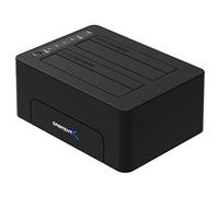Sabrent Station d’Accueil USB 3.1 dotée de 2 emplacements pour SSD/disques durs SATA de 2,5 ou 3,5 Pouces. Fonction duplicateur de Disque Dur. (DS-UTC2)