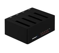 SABRENT Station d'accueil du Disque Dur SATA 2,5"/3,5" Pouces, 4 Baies Adaptateur SSD/HDD vers USB 3.2, Boitier Externe pour Disque Dur, clonage Hors Ligne, Supporte UASP, câble USB Inclus (DS-U3B4)