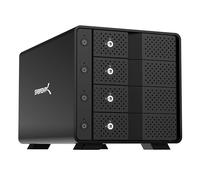 SABRENT Station d'accueil du Disque Dur SATA 3,5", 4 Baies Adaptateur SSD/HDD vers USB 3.2, Boitier Externe pour Disque Dur avec Ventilateur et Alimentation, clonage Hors Ligne, 2 câbles USB Inclus