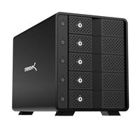 SABRENT Station d'accueil du Disque Dur SATA 3,5", 5 Baies Adaptateur SSD/HDD vers USB 3.2, Boitier Externe pour Disque Dur avec Ventilateur et Alimentation, clonage Hors Ligne, 2 câbles USB Inclus