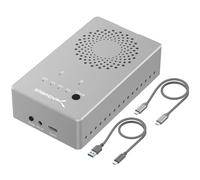 SABRENT Station d'accueil SSD M.2, Double Baie NVMe Clone, boîtier de Fonction de duplicateur USB C 3.2 PCIe, Externe en Aluminium pour Deux M2 NVMe avec Alimentation, sans Outil (EC-SSD2)
