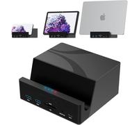 SABRENT Station d'accueil Universelle USB-C pour Ordinateur Portable, Double écran Displaylink Dock pour Ordinateurs Portables, ultrabooks, MacBooks, iPads, tablettes et Smartphones (DS-UICA)