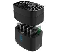 SABRENT Station d'accueil USB-C 5 Baies pour disques durs et SSD SATA 2,5" avec Ventilateur de Refroidissement intégré (DS-5R15)