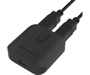 Sabrent USB 3.0 commutateur de Partage pour Plusieurs Ordinateurs et périphériques téléphones Del (USB-SW30)