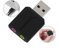 Sabrent USB adaptateur de son stéréo externe pour Windows et Mac. Pràªt à l'emploi ne nécessite pas des drivers. (AU-MMSA)