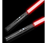 Sabres laser, Sabre lumineux avec poignée en métal, 2 pièces, rvb(Black)