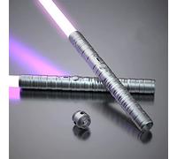Sabres laser, Sabre lumineux avec poignée en métal, 2 pièces, rvb(Silver)