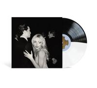 Sabrina Carpenter (Singer) - Man's Best Friend Half Opaque Black & Half Opaque White, Alternate Front & Back Cover, and 12'' Insert