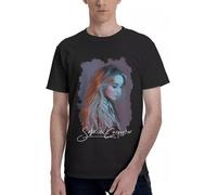 Sabrina Carpenter T Shirt Mens Tee Cotton Crew Neck Short Sleeve Shirts Black XXL