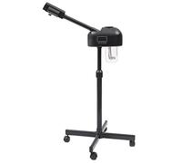 SABUIDDS Vapeur pour le visage - Appareil à vapeur - Appareil à vapeur - Sauna facial - Hydratant - Pour soins du visage - Pour salon de beauté, maison - Noir