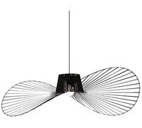 SABYDICAR Luminaire Vertigo Suspension Vintage LED - Lustre Noir avec Abat-jour en Fibre de Verre | Lampe Vertigo 100cm, E27 | Pour Salon, Restaurant, Bar