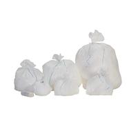 Sac 10 litres blanc 10µ - carton de 1000 - PROM HD010WR007