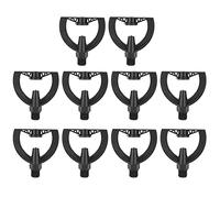 Sac 10pcs G1 2 Réfraction de Filetage Masculin Impact de réfraction Sprinkler Outil d'irrigation Durable pour la pelouse de Jardin Plastique 11x10 2cm 340g