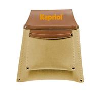Sac 2 poches de charpentier en similicuir - KAPRIOL - 25003