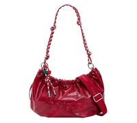 Desigual Sac à bandoulière Half Logo Waverly 33 cm Rouge Unique