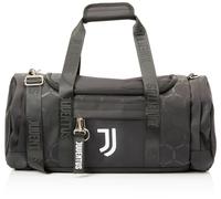 Sac 54 x 25 x 25 cm avec Broderie 3D et Impression Pattern 133418 Juventus, Noir, Sac avec Plusieurs Poches et Porte-clés