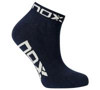 Sac 6 Pcs. - Chaussettes Cheville Nox Blue Logo White Woman 35/39