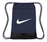 Nike – Sac de sport unisexe NK BRSLA DRWSTRNG DM3978-410 – 18 L – Bleu nuit/Noir/Blanc – Taille MISC