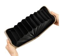 Sac à aiguilles à tricoter circulaire - Organiseur multicouche, pochette de voyage pour outils de crochet, étui à aiguilles avec rangement portable, fournitures d'artisanat, support de bobine pour