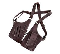 Sac à aisselles à double épaule - Sac à dos antivol étanche, poche portefeuille cachée pour téléphone, sacs à bandoulière antivol sous les bras | Compagnon de voyage sécurisé pour les voyages