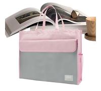 Sac à archives avec poignée, sac de rangement de documents, sac de rangement de documents A3, sac Oxford portable imperméable avec fermeture éclair pour documents, cartes, actualités, magazines