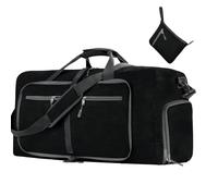 Sac à bagages à main-Weekender de voyage pliable étanche | Grande capacité pour les voyages courts, stockage approuvé par les compagnies aériennes, voyages en avion, hommes et femmes portables