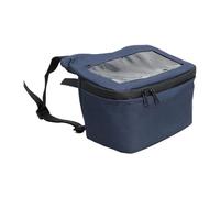 Sac à Bagages Sac De Guidon Moto Étanche Universel Pour Aventure Touring Navigation GPS Pochette Montage Téléphone Avec Fermeture À Roulettes(Blue)