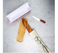 Sac à Baguette - COOK CONCEPT - En Toile - Beige et Noir
