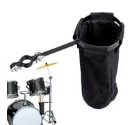Sac à baguette pour tambour, sac percussion maillet, sac de rangement de capacité avec clip sur sangle verrouillable pour enfants champ de bataille marche tambour hockey aéronautique