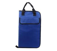 Sac à baguettes de batterie portable rembourré for instruments de percussion, épais et étanche, sacs à main for pièces d'instruments, sac à bandoulière Pour Housse(Blue)