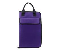 Sac à baguettes de batterie portable rembourré for instruments de percussion, épais et étanche, sacs à main for pièces d'instruments, sac à bandoulière Pour Housse(Purple)