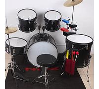 Sac à Baguettes Porte-Baguettes Étui à Baguettes, étui à Tambour Sac à Baguettes, Accessoires de Batterie, pour Maillets pour le Stockage Sac Suspendu Baguettes Portables Maillets Brosses et (Rouge)