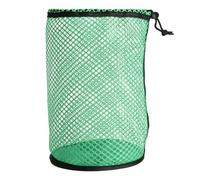 Sac à balles en maille, sac à balles de golf - Sac en nylon avec cordon de serrage et boucle en cordon, sacs à cordon durables, sacs à filet de rangement multi-usages pour voyage et pour