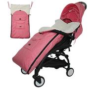 Sac à bandeau de poussette, pas de poussette à poussette chaude épaisse universelle avec doublure en peluche, sac de couchage à poussette confortable, couverture de poussette à fermeture éclair pour