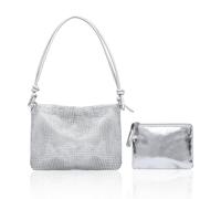 Sac À Bandoulière 1 Pièce Pour Femme Avec Compartiment À Monnaie 1 Pièce, Sac À Bandoulière Tendance À Paillettes, Sac À Main De Grande Capacité, Sac À Bandoulière Polyvalent