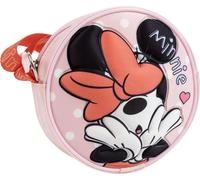 Sac à bandoulière 3D Minnie Mouse rouge 13 x 13 x 4 cm