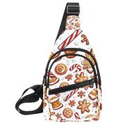 Sac à bandoulière à 3 boules de Noël et cône pour homme et femme, Multicolore 06, 11.8x7x1.5in/30x18x4cm