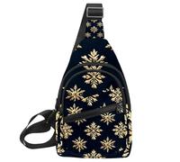 Sac à bandoulière à 3 boules de Noël et cône pour homme et femme, Multicolore 10., 11.8x7x1.5in/30x18x4cm