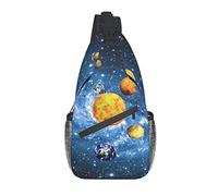 Sac à bandoulière à bandoulière Milky Way Image, sac à bandoulière, sac à dos de randonnée en plein air de week-end, adapté aux hommes et aux femmes