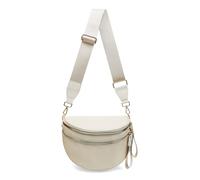 Sac à bandoulière à carreaux en nylon pour femme, sac banane tendance à motif damier avec bandoulière, Beige pur., Tendance