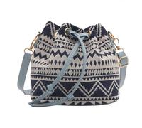 Sac à bandoulière à la mode pour femmes messager femme seau shopping corps bandoulière femmes styles ethniques épaule mode seau cordon de serrage bandoulière, i