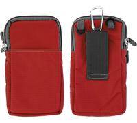Sac à bandoulière à multiples compartiments Rouge - Mousqueton / Sac banane