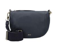 Sac à bandoulière ABRO Dalia en cuir navy 22 cm - Fermeture zippée - Pour femme