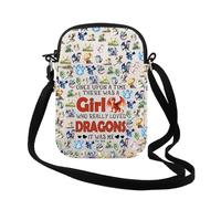 Sac à bandoulière amusant avec motif de dragon qui a vraiment aimé les dragons - Cadeau pour les fans de dragons, Loved Dragons Cr UK, 0