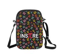 Sac à bandoulière amusant avec symbole Pi - Cadeau de mathématiques - Cadeau pour mathématiques - Pour professeur de mathématiques, Pi B UK