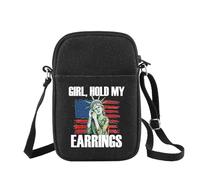 Sac à bandoulière amusant pour femme avec inscription « Hold My Earrings », Hold My Earrings B UK